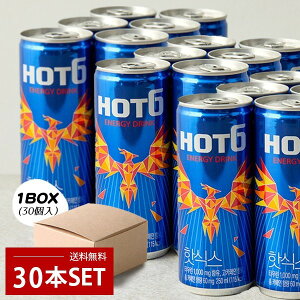 [���b�e] LOTTE HOT6 / 1��(250ml×30��) �G�i�W�[�h�����N �؍��h�����N �؍����� ���b�e HOT6 �ۑ����s�g�p ������ ���{�o�[�W����