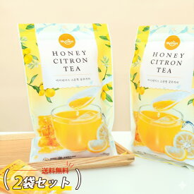 [MYDAYS] スプーンゆず茶 2袋セット / 240g(28g×10個入) スプーン1杯程度をお湯に溶かして飲むタイプ はちみつ入り ゆず茶 柚子茶 韓国茶 韓国伝統茶 ネコポス便