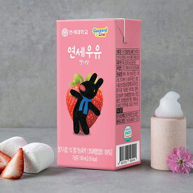 [ヨンセ] イチゴミルク /190mL YONSEIイチゴ味ミルク リサとガスパール　韓国 イチゴ 牛乳※消費期限2024年7月