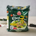 【本日エントリーで100%Pバック】[オットギ] 牛肉わかめスープラーメン / 115g マルチパック (4個入) 韓国ラーメン ワカメラーメン 袋麺