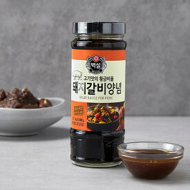 [CJ] 白雪 豚カルビタレ /500g 豚肉 カルビソース たれ 焼肉 韓国調味料 韓国料理 韓国食材