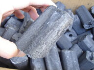 4箱セット 送料込み（一部除く）国産 いよ備長炭 オガ炭約5〜10cm　40kg（10kg×4箱）