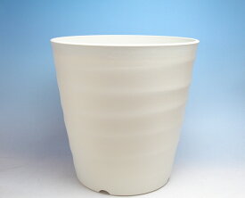 人気のフレグラーポット素焼きのようなデザイン10号　アイボリー鉢花 観葉植物 果樹 花木 植木鉢 プラ鉢