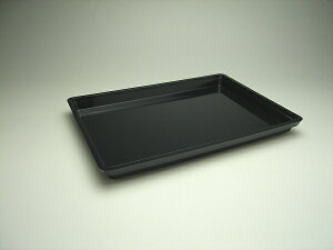 盆栽鉢用 角皿6号 黒