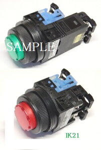 富士電機 〓 【防油形AR30形突形照光押しボタンスイッチ(LED):赤】接点構成:1b ランプ使用電圧:110V 〓 AR30E0L-01H3R