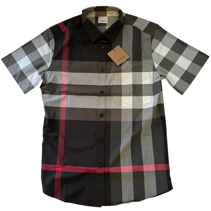楽天市場】シャツ 半袖 バーバリー BURBERRY メンズ XS S M 黒 