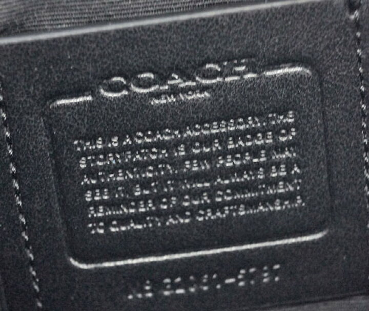 楽天市場】新品 コーチ バッグ 5797-QBBLM COACH メンズ コンパクト 