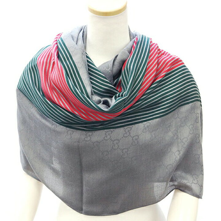 楽天市場】新品 グッチ ショール 387568-1166 GUCCI ストール GG  