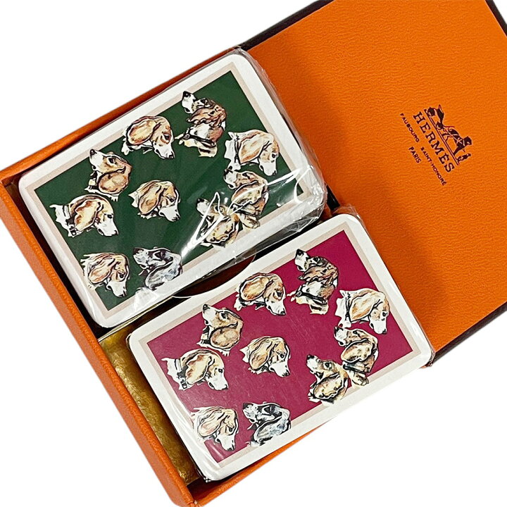 エルメス 2018年度イヤーズギフト トランプ 楽天市場】中古 極美品 