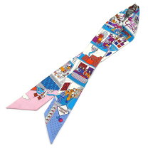 楽天市場】エルメス ブルー ツイリースカーフの通販 