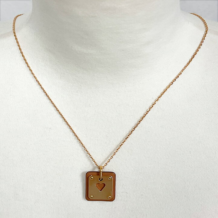 楽天市場】中古 美品 エルメス ネックレス HERMES アスドゥクールPM 