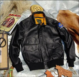 フライトジャケット レザージャケット カウハイド 牛革 ライダースジャケット 本革 革ジャン G-1 スカジャン メンズ A-2 3色 S～4XL　黒袖バッチあり