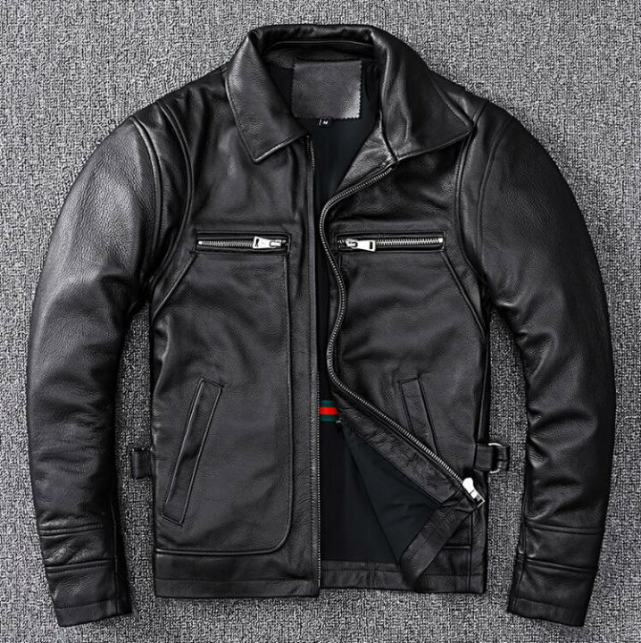 楽天市場】ライダースジャケット レザージャケット 牛革 バイク 