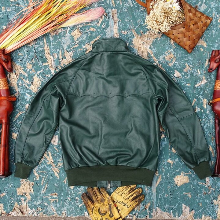 G9レザージャケット 上品　本革 牛革スエードジャケット　ウール襟　ライダースジャケット 革ジャン Ｓ〜4XL グリーン レザージャケット 上品 ウール切り替え 本革 牛革 暖かい中綿 ライダースジャケット 革ジャン G9レザージャケット 上品 本革 牛革  ライダースジャケット スエードジャケット 革ジャン M～4XL グリーン | アイクの壱番shop