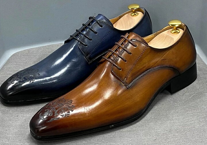 楽天市場】メンズ 上品 職人手作り ビジネスシューズ フォーマル 