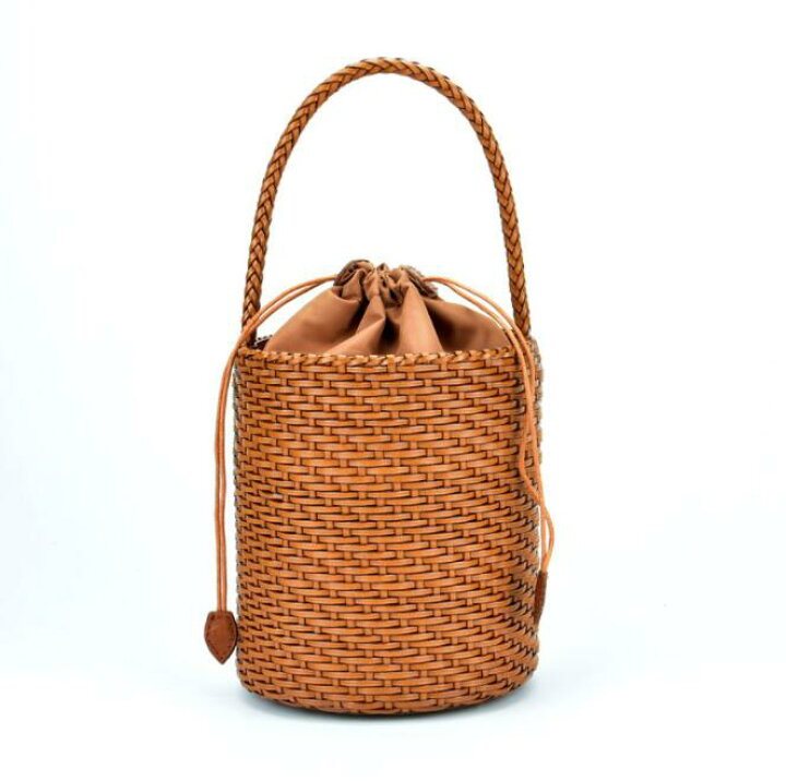 楽天市場】牛革 かごバッグ 籠 /手編み 内布付き レディース  