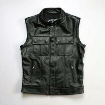楽天市場】mc レザー ベスト（メンズファッション）の通販
