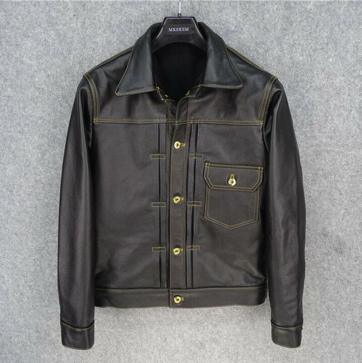 楽天市場】レザージャケット 上品 本革 牛革506 ライダースジャケット 