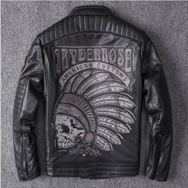 楽天市場】カウハイド 牛革 レザージャケット 革ジャン ライダース  