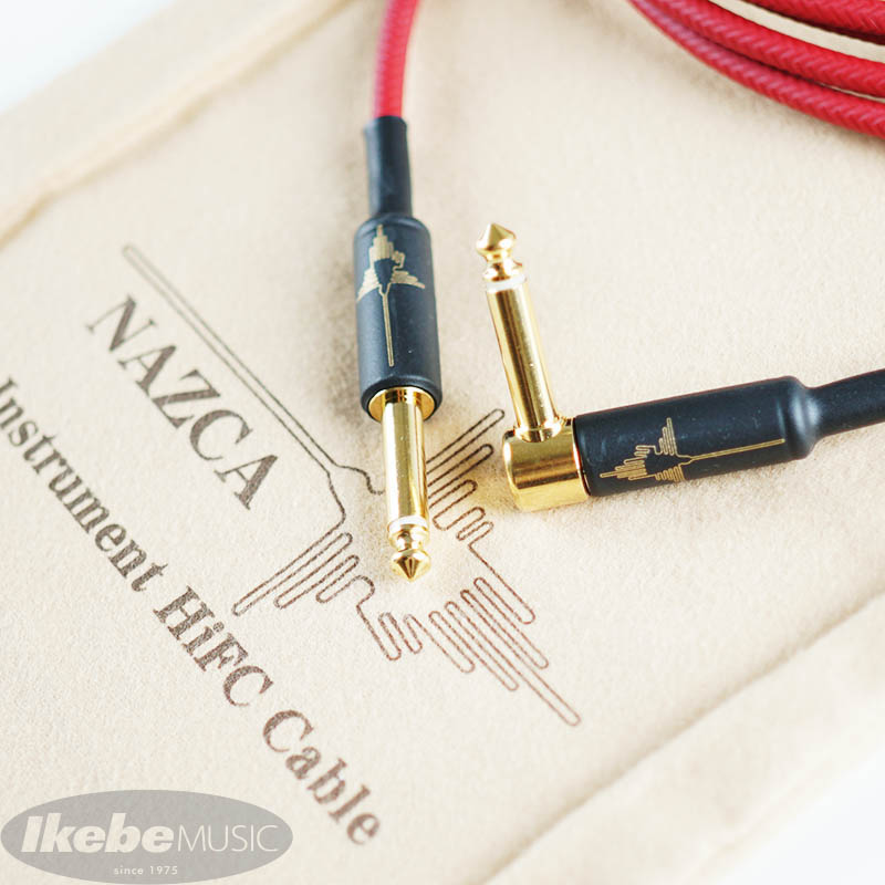 NAZCA HiFC Guitar 春の新作続々 Bass Cableに新カラー“Red”が登場 Instrument 正規店 Cable S “Red” L 5m