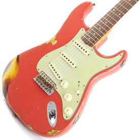 Fender Custom Shop 2023 Collection Time Machine 1960 Stratocaster Heavy Relic Aged Fiesta Red over 3-Tone Sunburst【SN.CZ572237】【IKEBE Order Model】