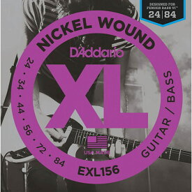 D’Addario Nickel Wound Guitar/Bass Strings EXL156 [Fender Bass VI用]