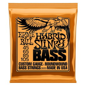 あす楽 ERNIE BALL Round Wound Bass Strings/2833 HYBRiD SLiNKY