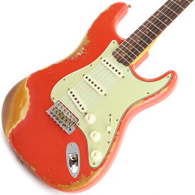 Fender Custom Shop 2023 Collection Time Machine 1960 Stratocaster Heavy Relic Aged Fiesta Red【SN.CZ572230】【IKEBE Order Model】