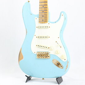 Fender Custom Shop 2023 Spring Event Limited Edition 1957 Stratocaster Relic Faded/Aged Daphne Blue with Gold Hardware【SN.CZ571482】
