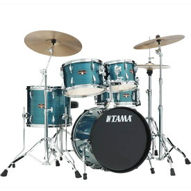 TAMA Imperialstar 18 バスドラムキット シンバル付きセット / ヘアライン・ブルー [IP58H6RC-HLB] 【お取り寄せ品】