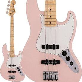 Fender Made in Japan Junior Collection Jazz Bass (Satin Shell Pink/Maple)
