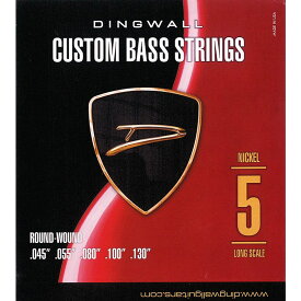 あす楽 DINGWALL CUSTOM BASS STRINGS [NICKEL 5ST] SET ROUND-WOUND .045-.130