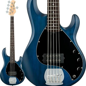 Sterling by MUSICMAN S.U.B. Series Ray5 (Trans Blue Stain/Rosewood)