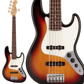 Fender Made in Japan Hybrid II Jazz Bass V (3-Color Sunburst/Rosewood)