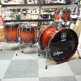 YAMAHA 【USED】Live Custom 4pc Set [22BD・12TT・14FT・16FT/Protection Racketケース付属]