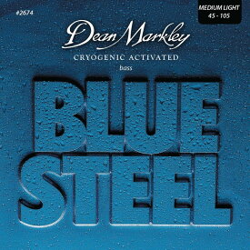 Dean Markley BLUE STEEL Bass Strings 4st [MED LIGHT 45-105/DM2674]