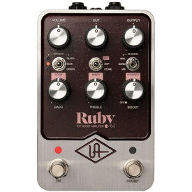 あす楽 Universal Audio UAFX Ruby '63 Top Boost Amplifier