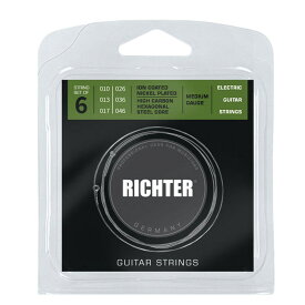 Richter Straps 【夏のボーナスセール】 ＃1805 Electric Guitar String set [10-46/Medium Gauge]