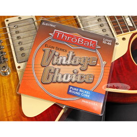 ThroBak Electronics Vintage Choice Pure Nickel Guitar Strings [Round Core/Light 10~46]