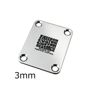 Tone Shift Plate Chrome 3mm [SP-JP-03] Freedom Custom Guitar Research (Vi)