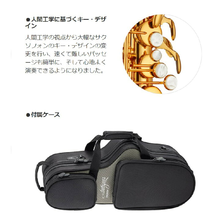 楽天市場】アルトサックス アンティグア PRO ONE プロワン ゴールド 
