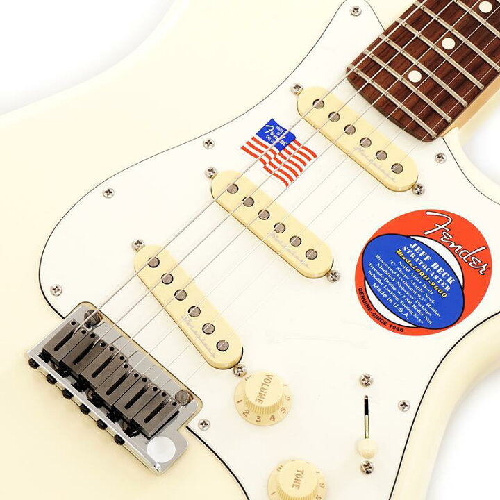 楽天市場】Jeff Beck Stratocaster (Olympic White) 【特価】 Fender 