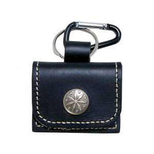 日本製本革ピックケース (BLACK) Daiking Corporation (新品)
