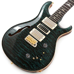 �yPaul Reed Smith���T�C���C������o�b�N�v���[�g�t���I�z Ikebe 50th Anniversary Wood Library Special Semi-Hollow (Teal) SN.0402031 P.R.S. (�V�i)