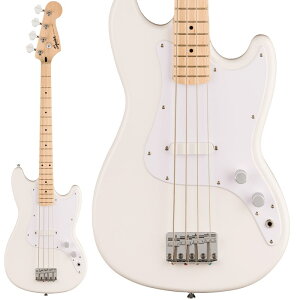 Sonic Bronco Bass (Arctic White/Maple)ylグOiiz Squier by Fender (Vi)