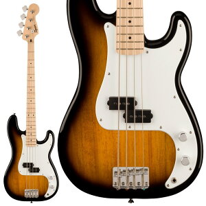 yב҂A\tz Sonic Precision Bass (2-Color Sunburst/Maple) Squier by Fender (Vi)