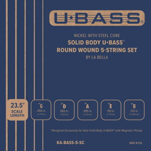 KA-BASS-5-SC Nickel Round Wound KALA (Vi)