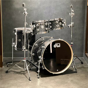 Collector's Hybrid Shell PurpleCore/Maple 4pc Drum Kit [BD22�CFT16�CTT12&10 / Grey Crystal] dw (�V�i)