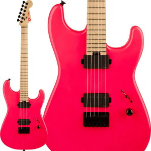 y11{ȍ~ח\z Limited Edition Sean Long Signature Pro-Mod San Dimas Style 1 HH HT M (Neon Pink/Maple) Charvel (Vi)