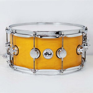 DRS006514SSC104 [Collector's Pure Maple Snare Drum Standard Shell 14×6.5 / Amber Satin Oil] dw (�V�i)